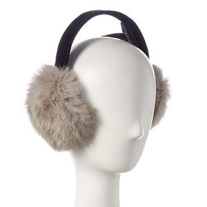 ⚡️SOLD⚡️NWT Grey Fur Velvet Band Earmuffs